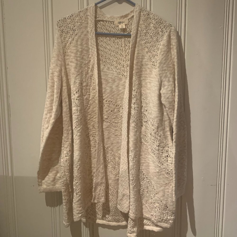 Knit Long Cardigan